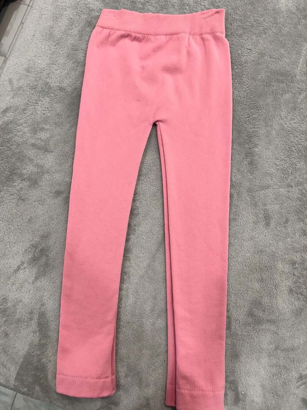 Star Ride Pink Fleece Lined Leggings Size 4/6X